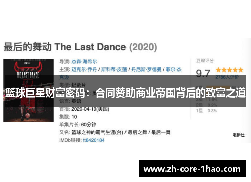 篮球巨星财富密码：合同赞助商业帝国背后的致富之道